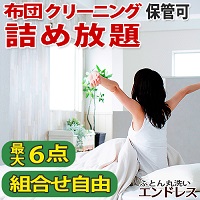【最安値】【詰め放題】羽毛布団 クリーニング 保管 可 布団クリーニング 最大6点 ふとん 丸洗い 宅配|ふとん丸洗いのエンドレス
