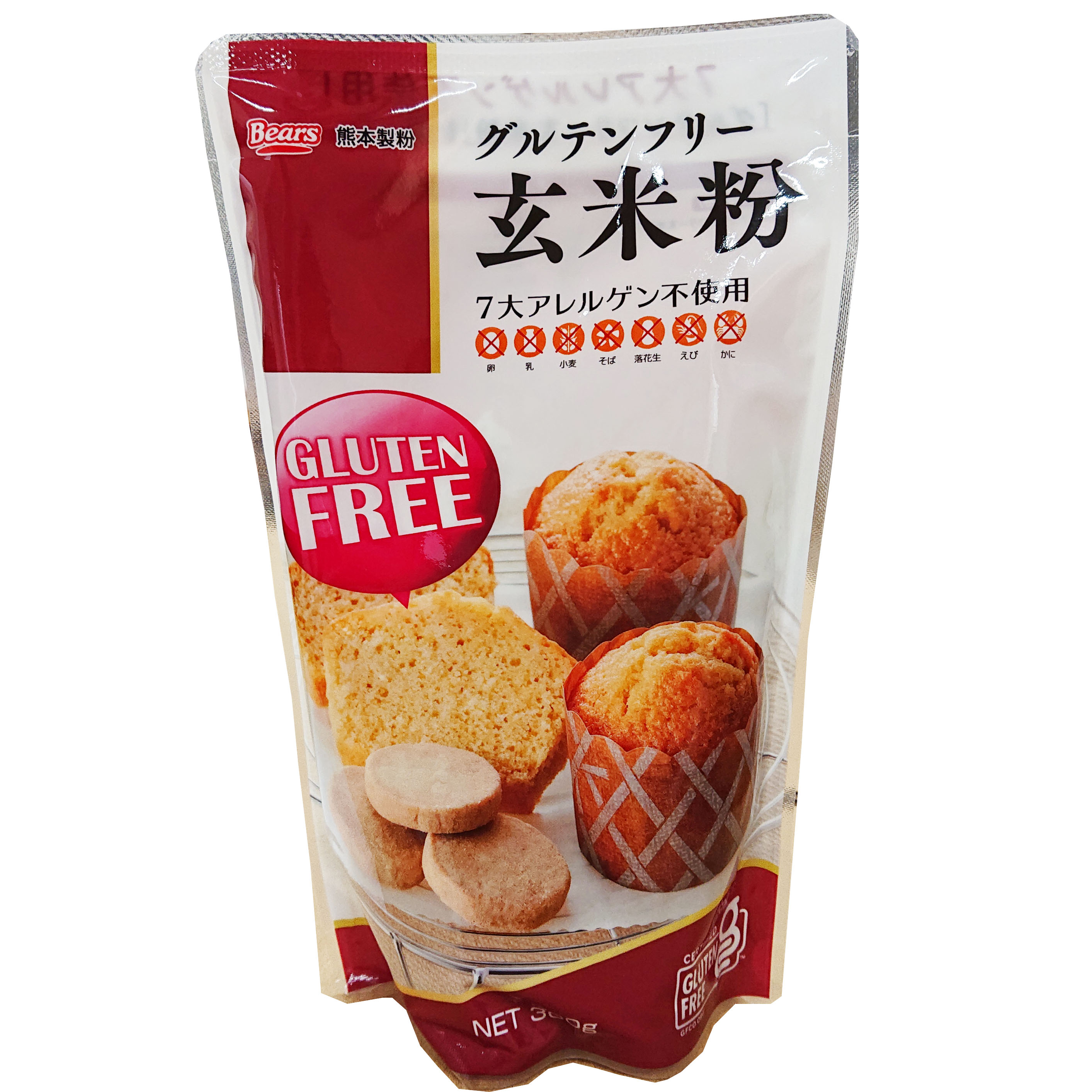 本店 熊本製粉 グルテンフリー玄米粉 300g somaticaeducar.com.br