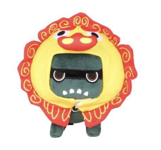 ご当地デリ丸。 【沖縄県 シーサー】 デリカミニ公式キャラクター でりまる ぬいぐるみ インテリア 三菱 ※てのりデリ丸。とセット商品です。