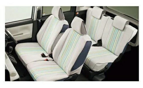 ダイハツ純正用品 ムーヴ キャンバス 簡単着脱 洗えるシートクロス(ストライプ) LA850S ※適用車種:Gターボ、G 08220-K2640|エムアル