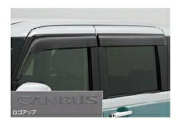 ダイハツ純正用品　ムーヴ キャンバス ワイドバイザー(1台分4本セット) LA850S LA860S　08610-K2060｜エムアル 15,008円