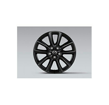 純正アクセサリー マツダ MAZDA3 BP H31~ ホイール・用品 アルミホール(18×7.0H)マットブラック B0N6V3810|エムアル