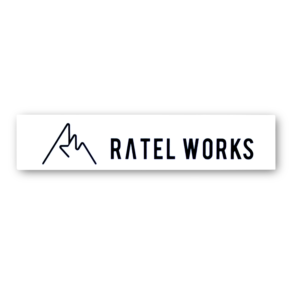 楽天市場】RATELWORKS ラーテルワークス ステッカー長方形 プリントステッカー ロゴステッカー （RWS0058） : RATEL WORKS  CAMP