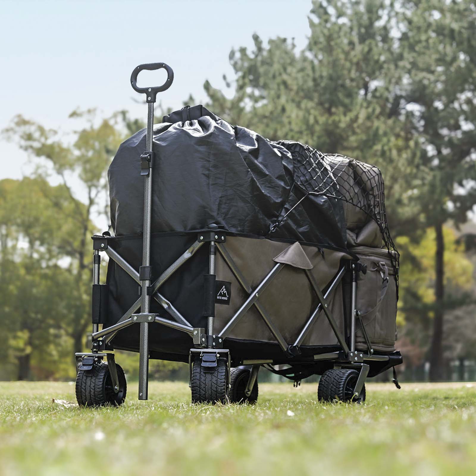 楽天市場】CAMDOOR 後ろ開け キャリーワゴン 長物対応3秒で収納