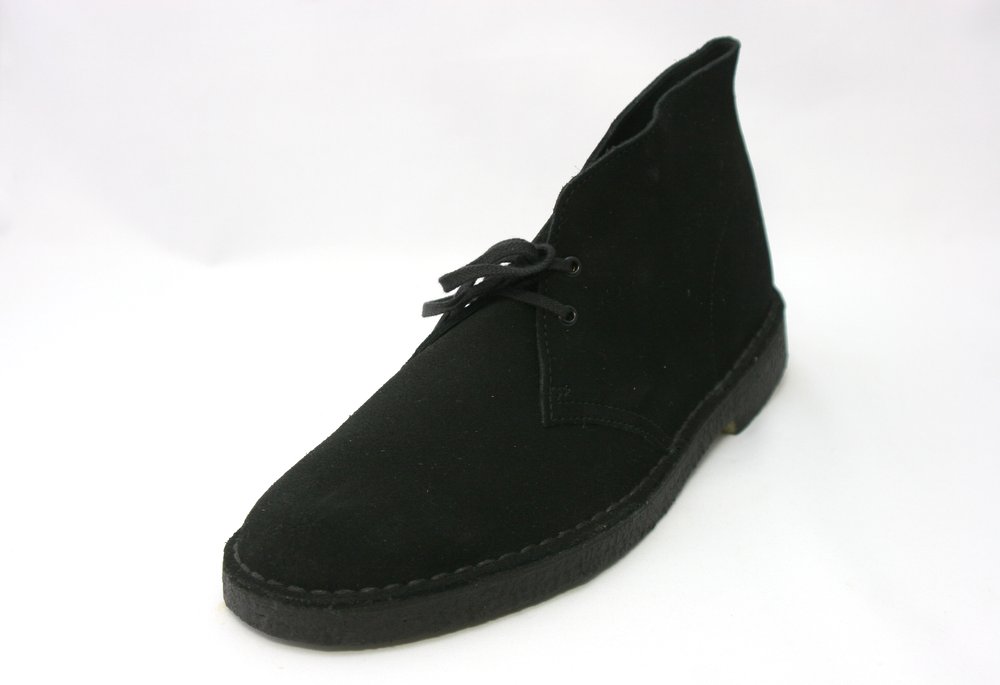 Clarks[クラークス]050J( 334E) ORIGINALS Desert Boot デザートブーツ／ブラックスエード｜丸福靴店-アメ横