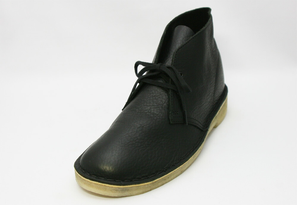 Clarks[クラークス]メンズ 542E Desert Boot デザートブーツ／ブラックレザー｜丸福靴店-アメ横