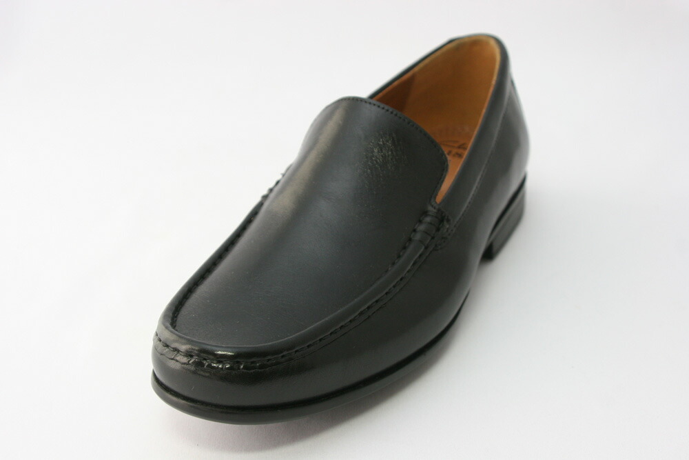 Clarks[クラークス]メンズ037J(706E) Claude Plain クロードプレイン／ブラック｜丸福靴店-アメ横