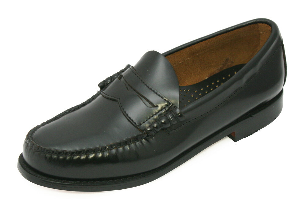 G.H.BASS & COMPANY[バス]メンズ 10914 LARSON ローファー／ブラック｜丸福靴店-アメ横