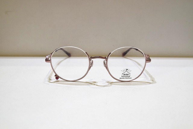BLACK GALLERY SPECTACLES 黒いこと美術館 BGS-302 col.3 眼鏡ひな形新品眼鏡ひな形めがねメガネサングラスメンズレディース成人男性用成人女性用アンダーリム逆ナイロール