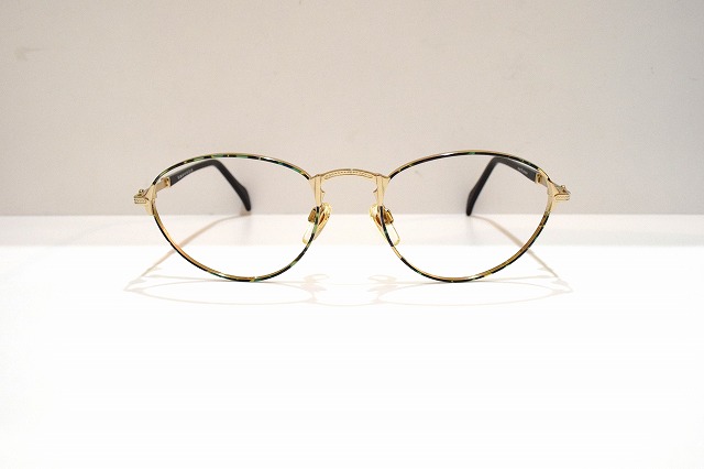 AIGNER(アイグナー)EA266 col.100ヴィンテージメガネフレーム新品めがね眼鏡サングラス彫金レディース婦人女性用｜マルガメガネ