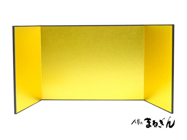 楽天市場】【屏風】(立雛) (五月人形) 市松柄 金屏風 8号 高さ25.5cm