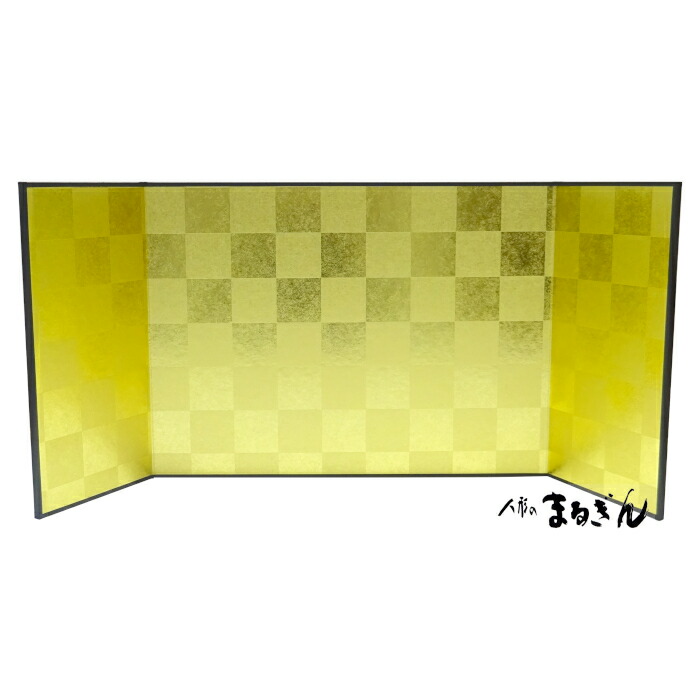 楽天市場】【屏風】13号枠付金屏風【高さ40cm】五月人形 屏風 金屏風