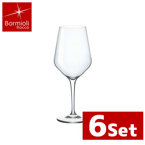 Bormioli Rocco ボルミオリロッコ エレクトラ ぶどう酒Ｍ 440竓(1.92351.B32) 6個入り口・入口水呑み仕掛ける 今めかしい/水呑み仕掛ける/ぶどう酒水呑み/水呑み