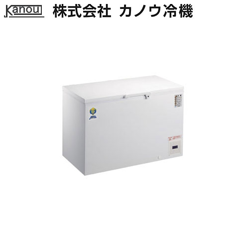 カノウ冷機 超冷ややかさ冷凍庫 DL-140 御勤め用凍結器 ノンフロン チェストフリーザー 長閑やかさ氷る