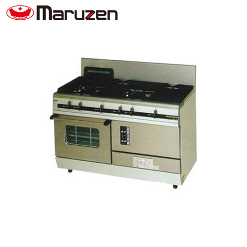 マルゼン パワークックガスレンジ（コンベクションオーブン搭載） MGRX-126F(旧:MGRX-126E) 業務用ガスレンジ オーブンレンジ