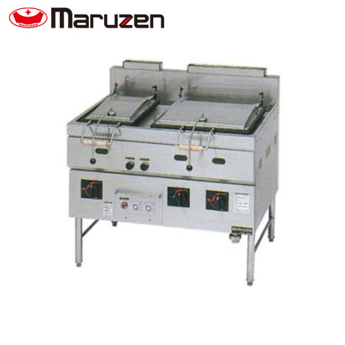 マルゼン 餃子焼器（自動点火、本格派シリーズ、タイマー付） MGZS-107WBT 業務用 業務用餃子焼き 餃子焼き機 餃子焼機