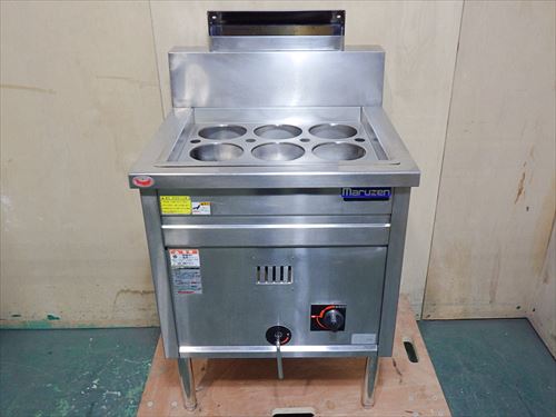 【中古】【送料都度見積】マルゼン 茹で麺器 角層型ラーメン釜 MRK-066B