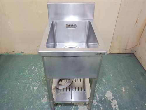 マルゼン ステンレス製 1槽シンク W750×D600×H790 Y2393 マルゼン ステンレス製 1槽シンク W750×D600×H790 Y2393 中古厨房 業務用