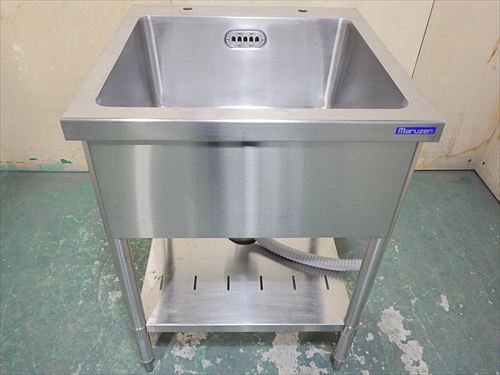 楽天市場】【中古】マルゼン ステンレス 1槽 ソイルド シンク W90 