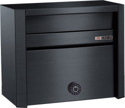 ハッピーポスト 686-SBK 外掛・スタンドタイプ【送料無料】 ハッピー金属工業/HSK/ファミール/郵便ポスト|SHOPマルハナ