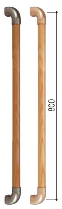 選りわける続きもの Ｉ型お手て32mmx800粍 BG-40MB M赤銅色・赤銅色 マツ六【上がり段・通路・部屋の入り口・滑りだし・介護・恩恵・手摺り・売れ筋 ミニ手摺り】