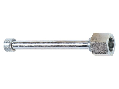 防犯ミラー固定タイプ用延長金具 16φ×180mm A-3 信栄物産 日本製