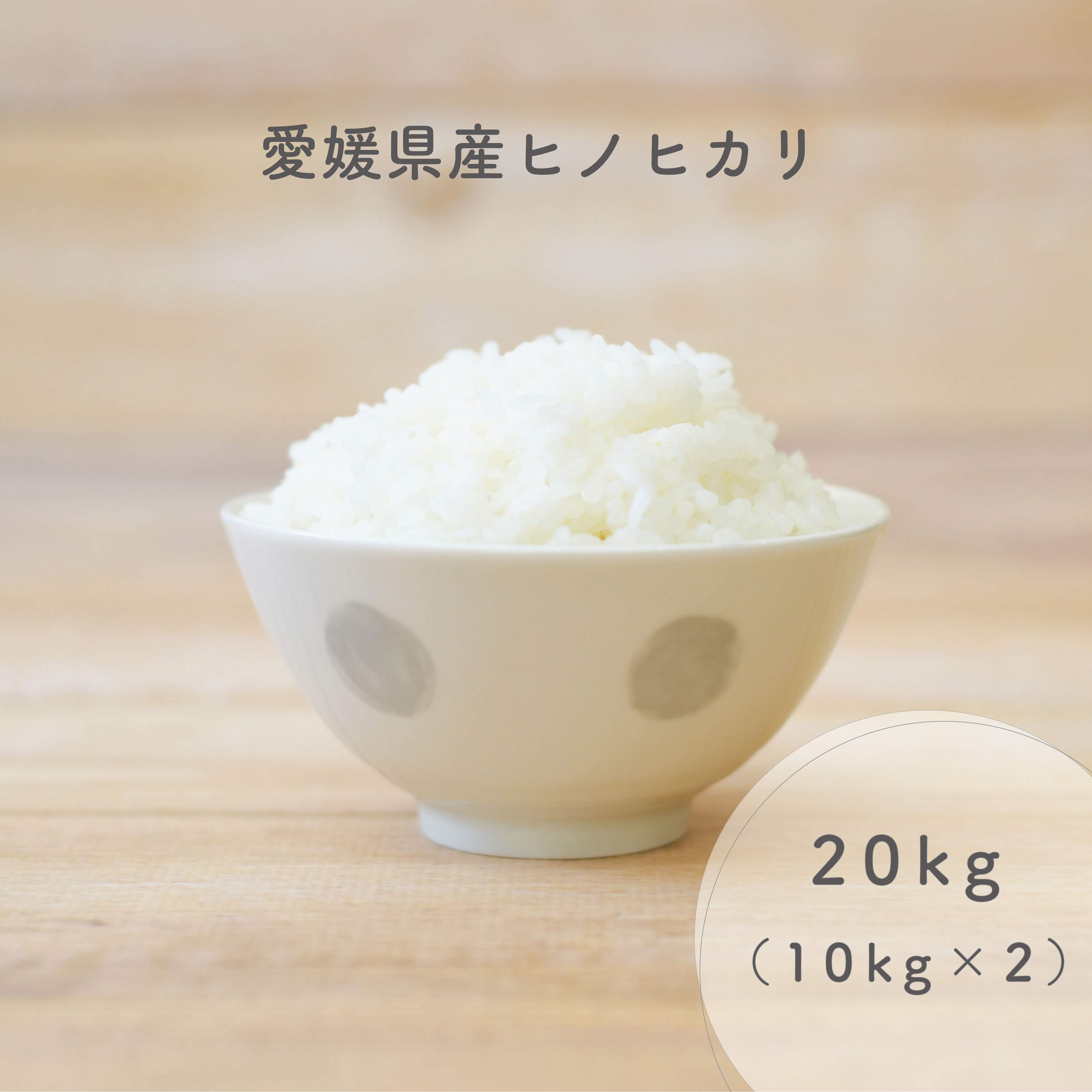 【定番セール】ゆぅか様専用 お米　令和元年　愛媛県産ヒノヒカリ　白米　20㎏ 米/穀物