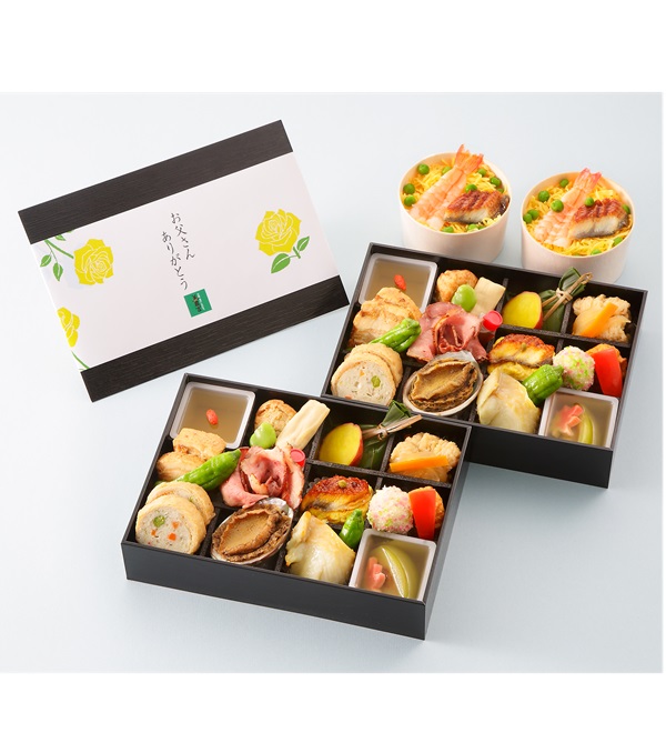 エントリーでP5倍 〈京料理 美濃吉〉父の日　八寸（父の日特別御膳2折） エントリーでポイント5倍（5月27日01：59迄）
