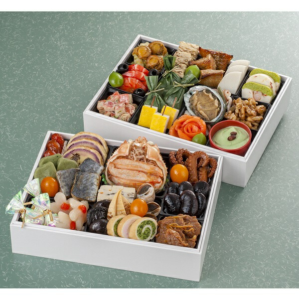 楽天市場】おせち 2026 予約 【喪中おせち 二段重】 おせち 和洋風 2段