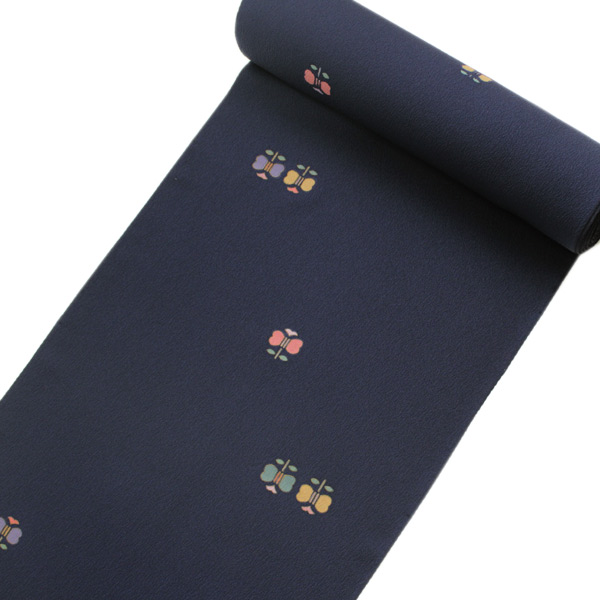 正絹反物　小紋　丹後ちりめん　粋な柄 楽天市場】【Prices down2】正絹 小紋 反物 着物「格子 赤紫色