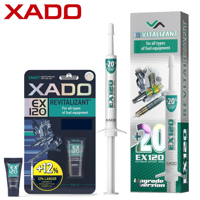 楽天市場】スーパーSALE 割引 XADO EX120 オイル添加剤 オートマチックトランスミッション AT・CVT用  リビタリザントREVITALIZANT フルード添加剤 オートマオイル : 丸井商會 オンラインショップ