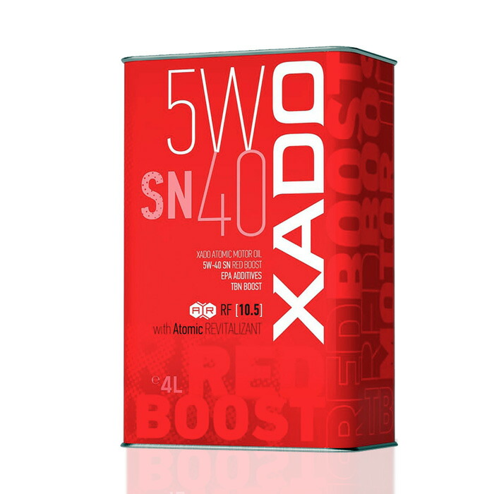 楽天市場】XADO RED BOOST 化学合成エンジンオイル 4L缶 5w-30