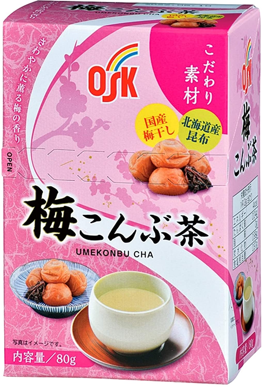 売買 OSK梅昆布茶80g 40gx2 6個セット wtzjp2.pl