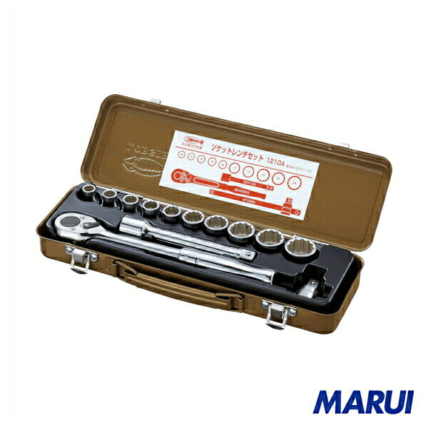 エビ ソケットレンチセット 差込角12.7mm 12角 1個 1210A | ソケットレンチセット|MARUI