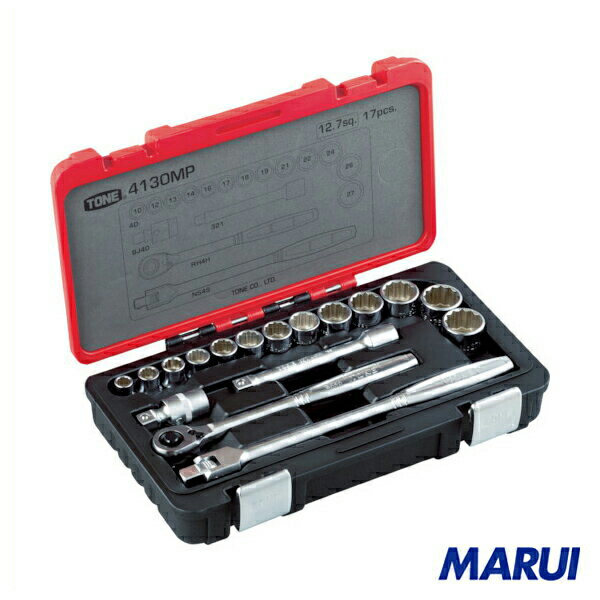 TONE(トネ) ソケットレンチセット17pcs 760MS : トネ(TONE) ソケットレンチセット 760MS 差込角12.7mm(1