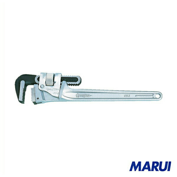 スーパー　アルミ製パイプレンチ（トライモタイプ）　1丁　DTA600E 【DIY】【工具のMARUI】 7,088円