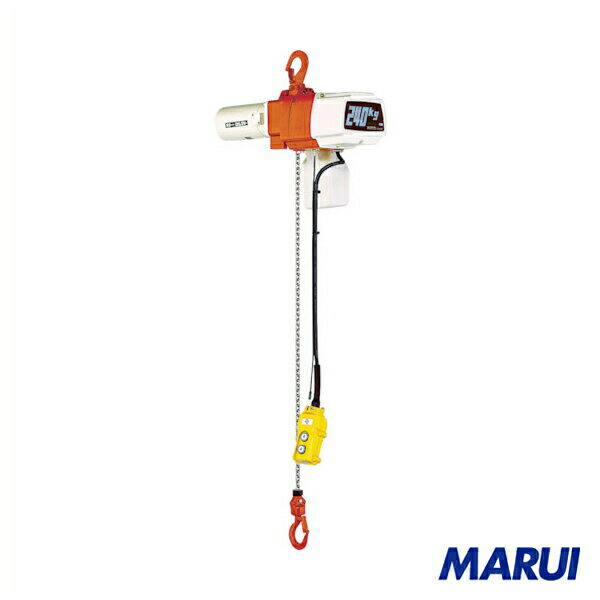キトー セレクト電気チェーンブロック2速 単相200V240kg(ST)x3m 1台 EDX24ST