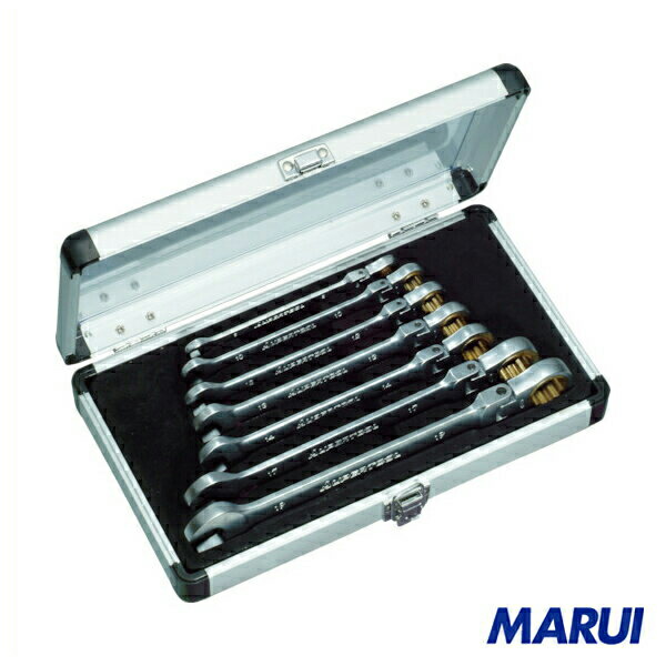 スーパー　ギアレンチ（フレックス）７丁組セット　1Ｓ　GRW700F 【DIY】【工具のMARUI】