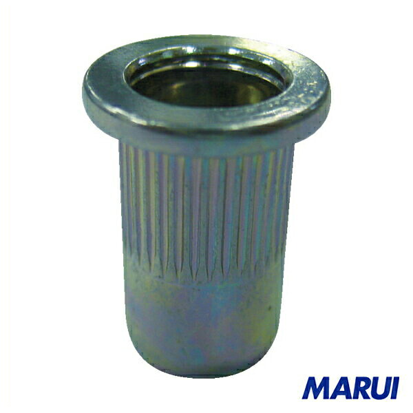 エビ　ローレットナット　Ｄタイプ　スティール　４－３．０　（１０００個入）　1箱　NSD4MR 【DIY】【工具のMARUI】