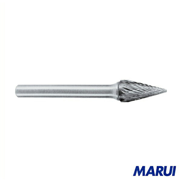 スーパー　超硬バーシャンク径６ミリ（円錐型）ダブルカット（刃径：９．５）　1本　SB5C04 【DIY】【工具のMARUI】