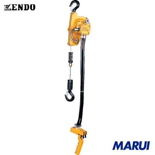 ENDO エアーホイスト EHW-120R 120kg 1.9m 0.6mPa 1台　遠藤工業　チェンブロック　クレーン　【DIY】【工具のMARUI】