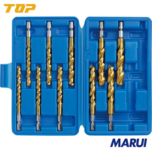 【EOD713S】TOP 大径コバルトドリルセット トップ工業 切削工具 穴あけ工具 六角軸鉄工ドリル EOD-713S | 六角軸鉄工ドリル|MARUI