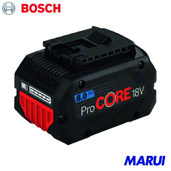 ボッシュ リチウムイオンバッテリー18V 8.0Ah 1個 PROCORE18V8.0 | レコード盤圧砕機
