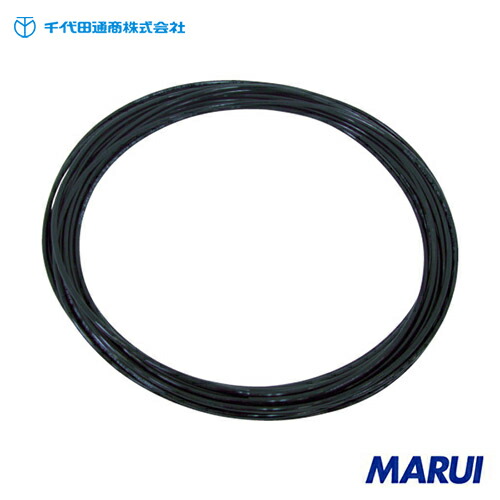 チヨダ TPタッチチューブ 12mm/100m 黒 1巻 TP12X8.0100 【DIY】【工具のMARUI】