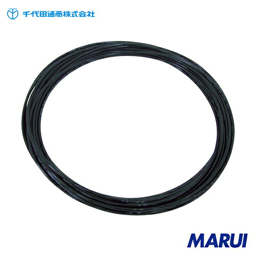 チヨダ TEタッチチューブ 12mm/100m 黒 1巻 TE12100BK 【DIY】【工具のMARUI】