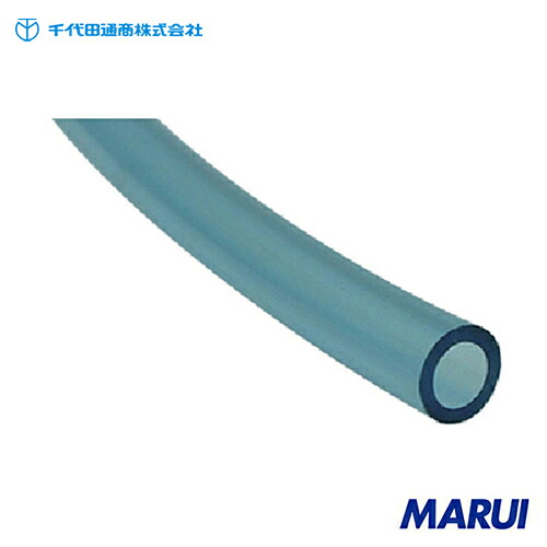 チヨダ TEタッチチューブ 12mm/100m クリアブルー 1巻 TE12100CBL | エアチューブ・ホース|MARUI