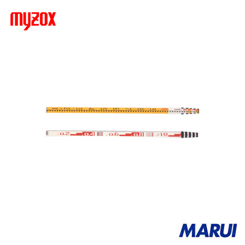 マイゾックス アルミスタッフ ニューヨンアルミ5m×4段 1本 STN54 【DIY】【工具のMARUI】