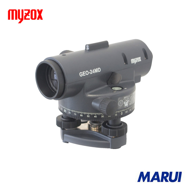 マイゾックス オート気泡管水準器 GEO-24MD(三脚架付) 1台 GEO24MD | オート気泡管水準器