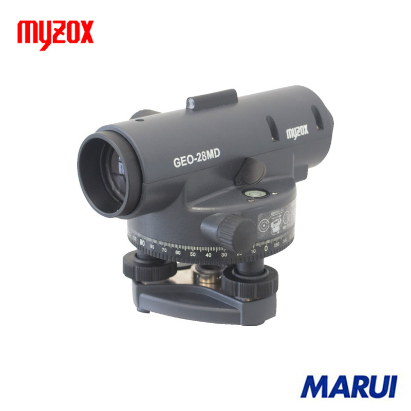 マイゾックス オート気泡管水準器 GEO-28MD(三脚架付) 1台 GEO28MD | オート気泡管水準器