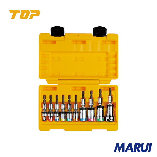TOP 電動せん孔機用ユニバーサルショートソケットセット 1S EUS724SS | ソケットビット
